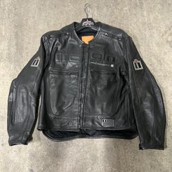 Icon Men’s Leather Motor Jacket