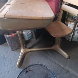 Vintage School Desk