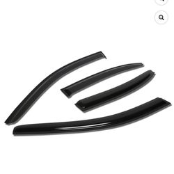 New in box DNA Motoring WVS-T2-0169 For 2011 to 2016 Jetta Mk6 Sedan 4pcs Window Vent Visor Deflector Rain Guard (Dark Smoke) 12 13 14 15