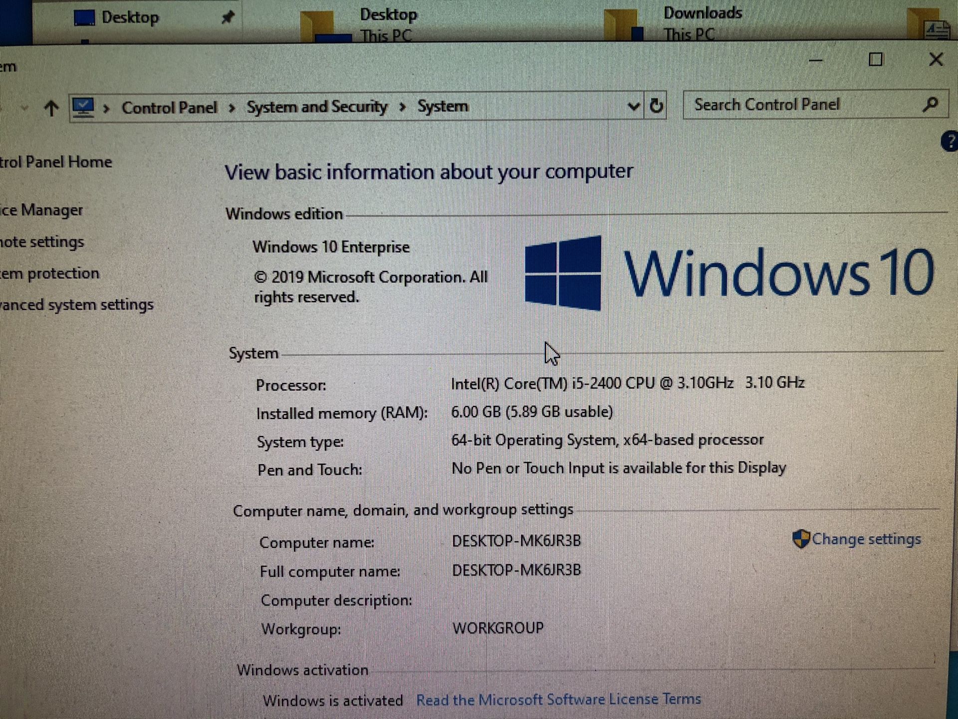 Hp compaq 8200 elite sff desktop computer windows 10 microsoft office