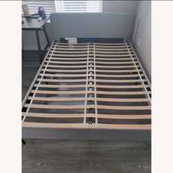 IKEA gray bed frame