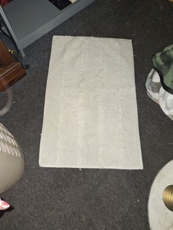3 White Rugs