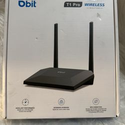 Dbit N300 Easy Setup Wireless Wi-Fi Router Smart Home Internet Router - 2 x High Power Antennas 