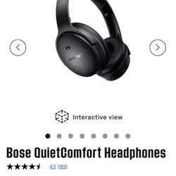 BOSE Queit comfort noise, cancellation Bluetooth headset brand new in the box never opened or you still sealed