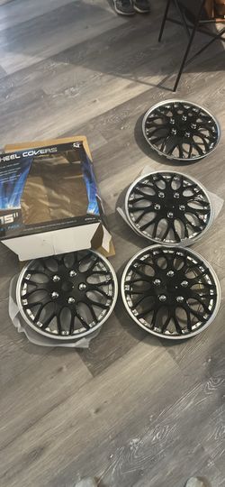15 inch wheel covers four pack brand new with box