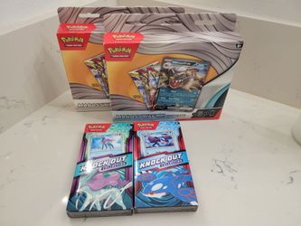 Pokemon Knockout collection and Mabosstiff Ex