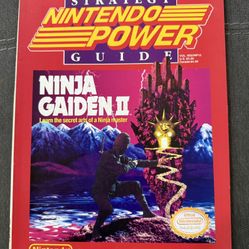 Nintendo Power Ninja Gaiden II Strategy Guide 1990 With Poster Vol 15 NES - Nice