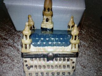 Miniature ceramic castle