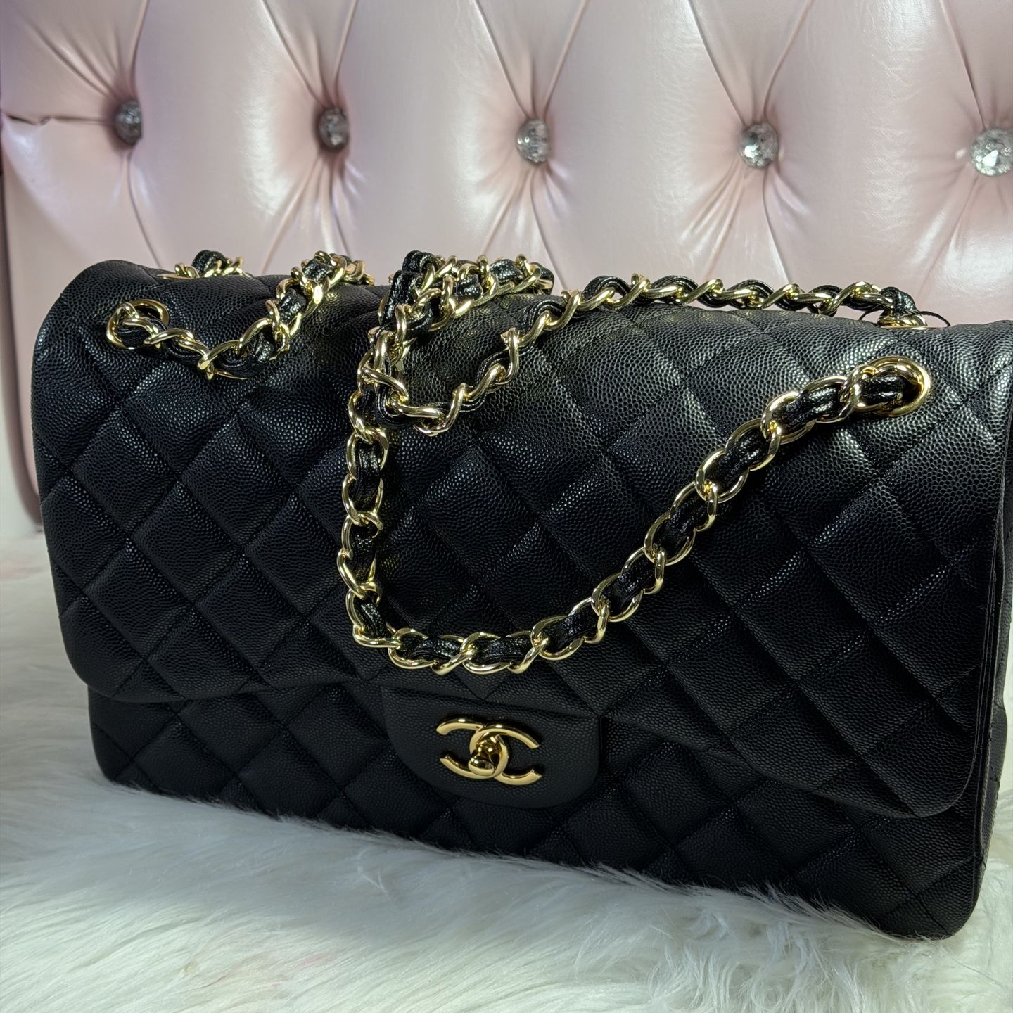 Chanel Classic Quilted Flap Bag Black – Gold Hardware – New