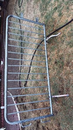 Silver pipe barricade gate