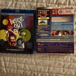 Pixar’s Inside Out Blu-ray 
