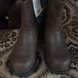New Steel toe brown men’s boots