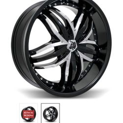 20inch Diablo Rims New Tires And Sensors Included