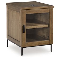 End Table With Wireless Charger