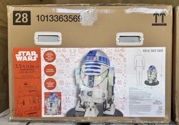 Home Depot Star Wars 3.5 FT Animated R2-D2 Christmas Decoration