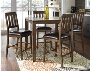 Counter height dining set