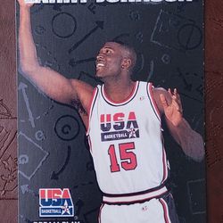 Larry Johnson USA Olympic Cards and Gold Card