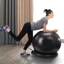 Inflatable Workout/Exercise Ball w/ Pump