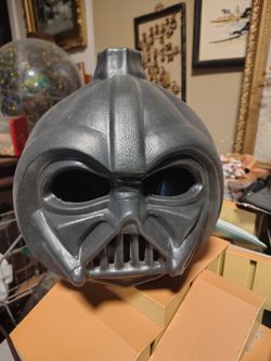 Darth Vader Holloween Light Up Pumkin