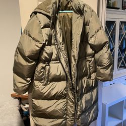 Green Puffer Jacket