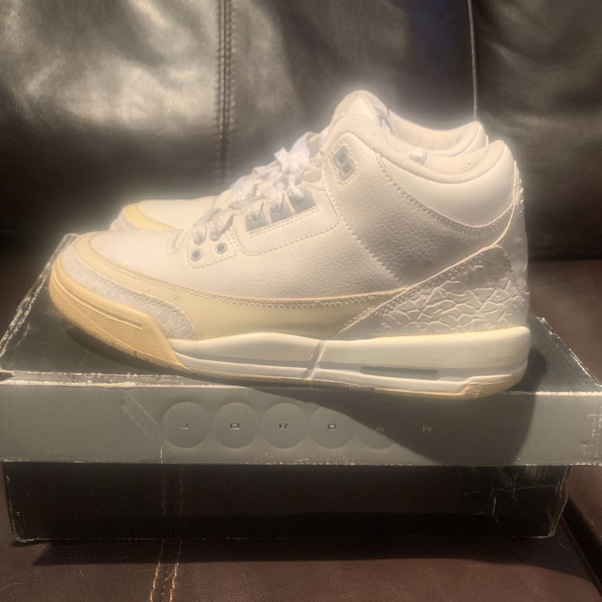 Air Jordan 3 Retro Pure white Size 7 Men's shoes - Men's shoes