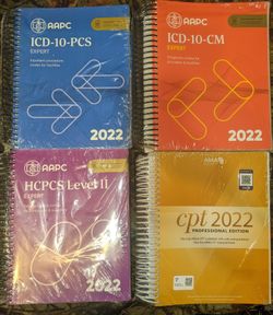 Aapc IDC-10-CM 2022+HXPCS Level Ii 2022+ICD-10-PCS 2022+ AMA CPT 2022 PRO