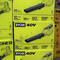 RYOBI 40v Blower Kit with Battery & Charger $120 Each Kit