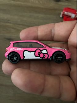 Hot wheels Hello Kitty Honda civic loose