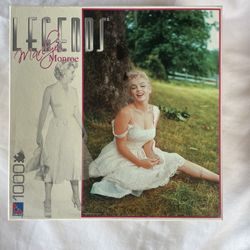 Marilyn Monroe LEGENDS Jigsaw Puzzle 1000 Pc Sitting Under Tree NEW/SEALED