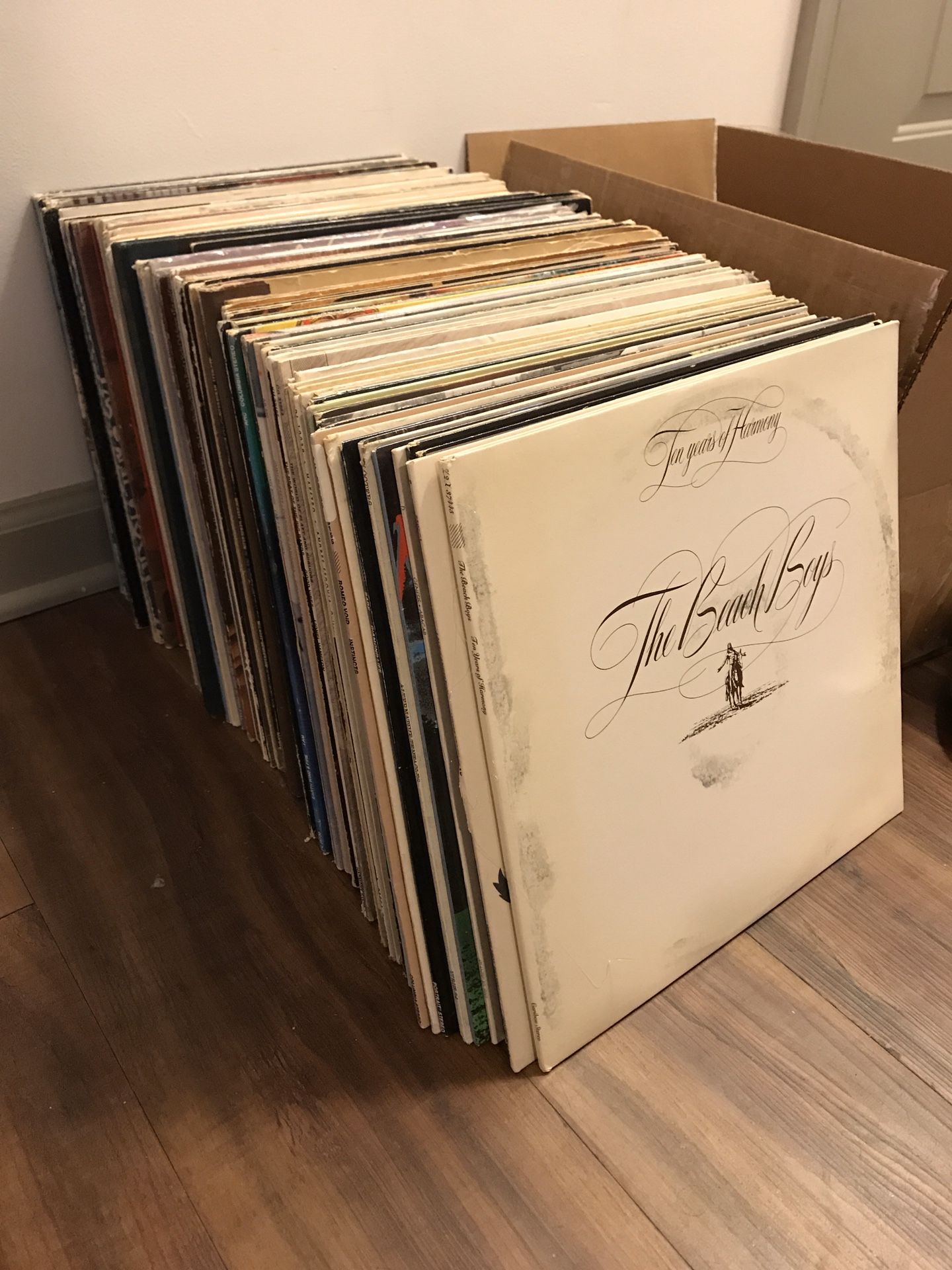 Bunch of old records.