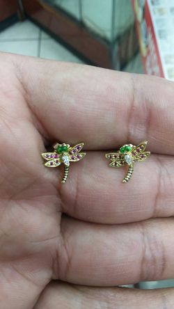 18k gold dragon fly