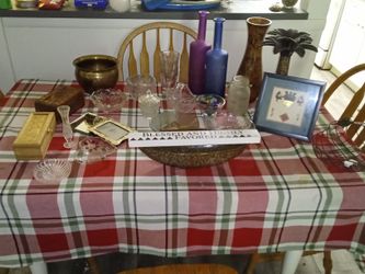 Home Decor Lot Crystal And More