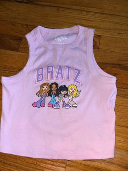 Bratz Ribbed Crop Tank Top