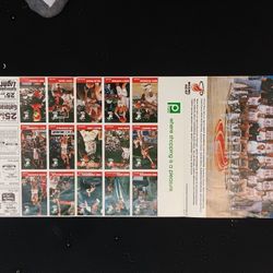 Miami Heat 1(contact info removed) Uncut Cards