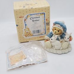 NEW Cherished Teddies Sonja Figurine 622818 Holiday rabbits birthday girl mint

MINT CONDITION,  STORED IN THE BOX, never displayed 
Box in good condi