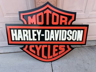 Harley-Davidson Bar & Shield 3D Wall Sign (Large)