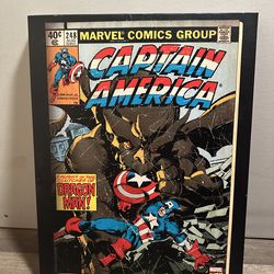Marvel Captain America 248 Canvas Wall Art