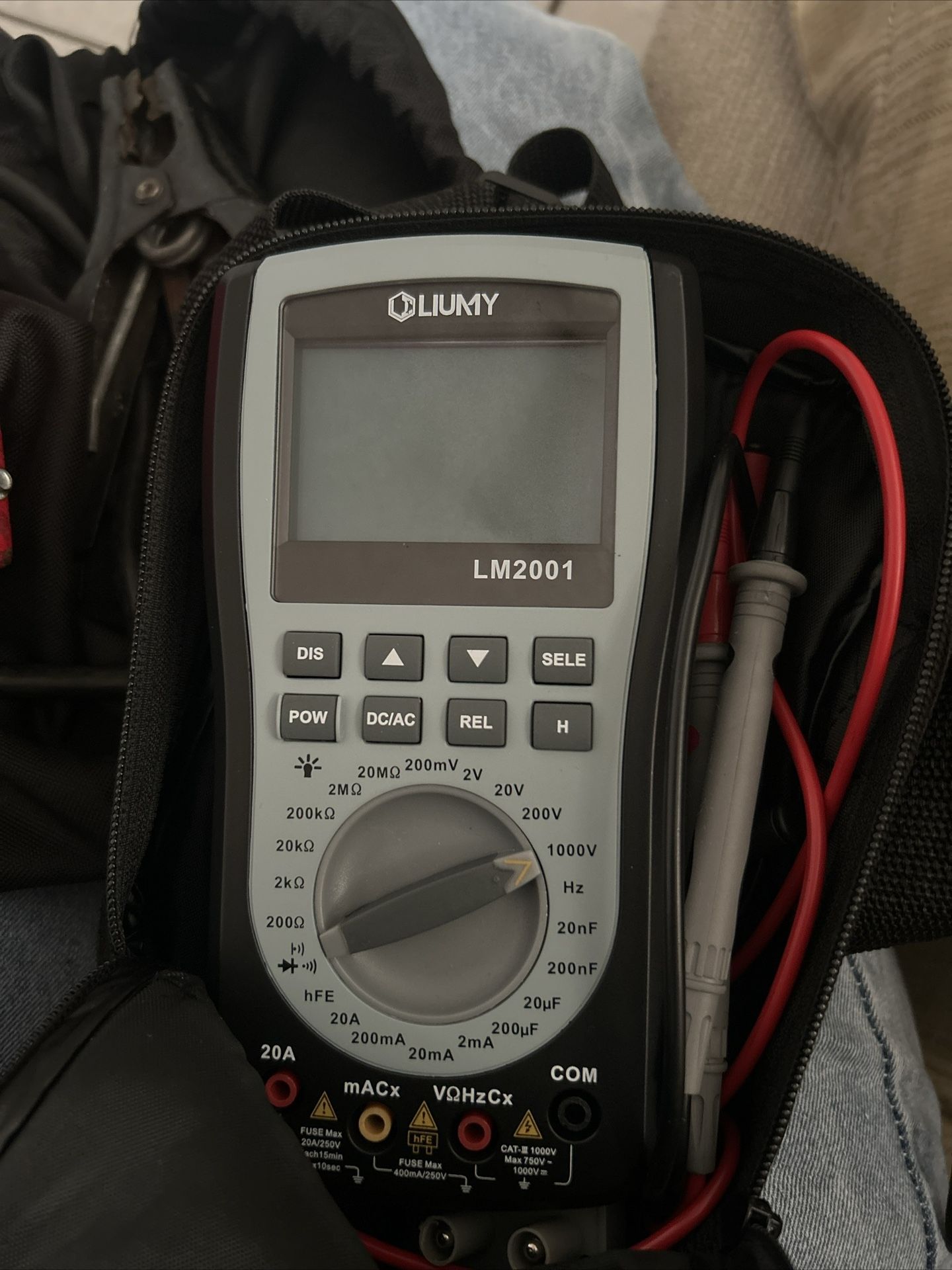 LIUMY LM2001 Professional Handheld LED Oscilloscope Multimeter