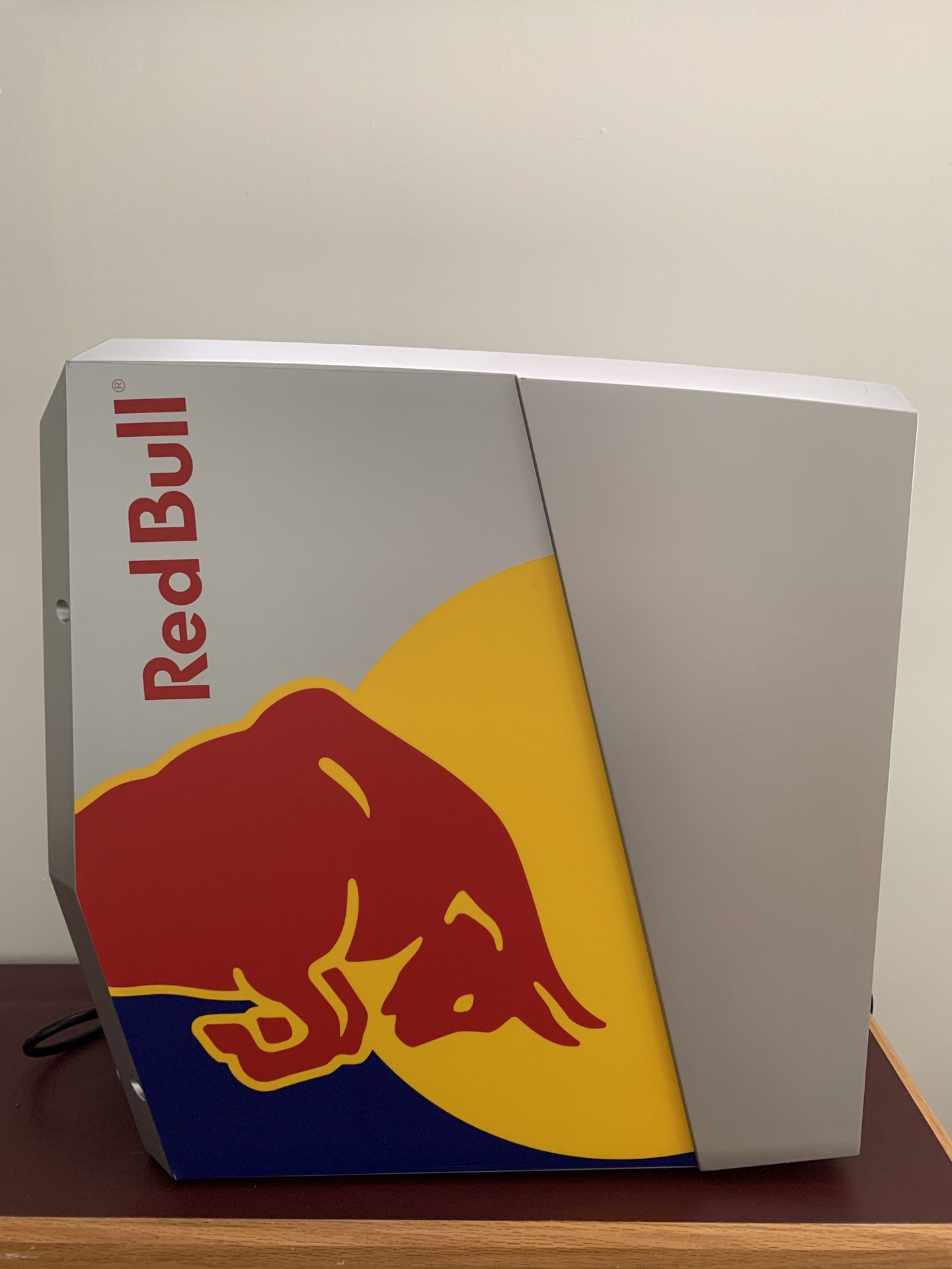 New Red Bull Slim Countertop Eco LED Cooler Refrigerator