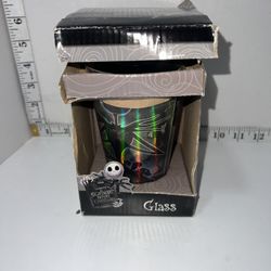 Tim Burton's NIGHTMARE BEFORE CHRISTMAS Glass JACK SKELLINGTON Disney