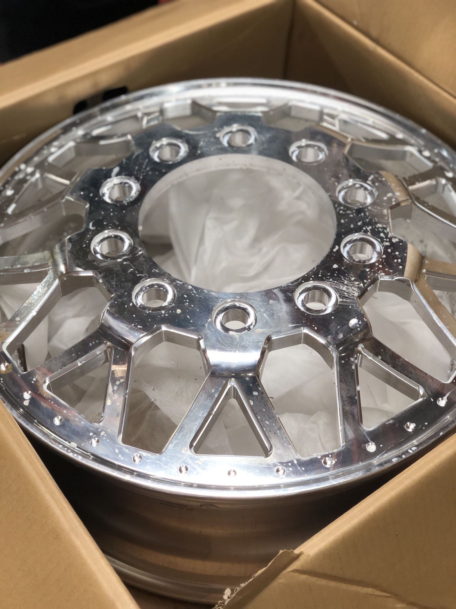 Dually Style Alcoa Billet Wheels