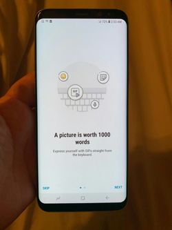 Samsung Galaxy S8..Oklahoma Area.