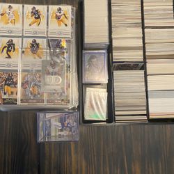 Over 1,000 Mostly Baseball And Some Football Cards!