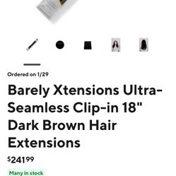 Hair Extensions (never Used ) Brown 