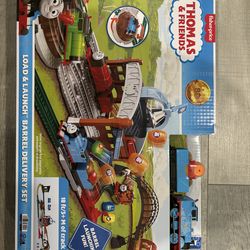 NEW Fisher-Price Thomas & Friends Motorized Load & Launch Barrel Delivery Set - $45