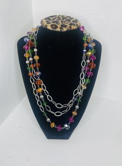 Long Colored Necklace 