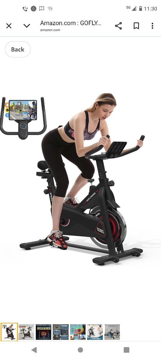 GoFlyShine Stationary Exercise Cycling 