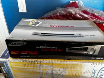 New Samsung DVD/R129 DVD recorder is in its original box brand new