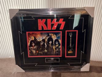 Limited Edition KISS Signed Framed Memorabilia