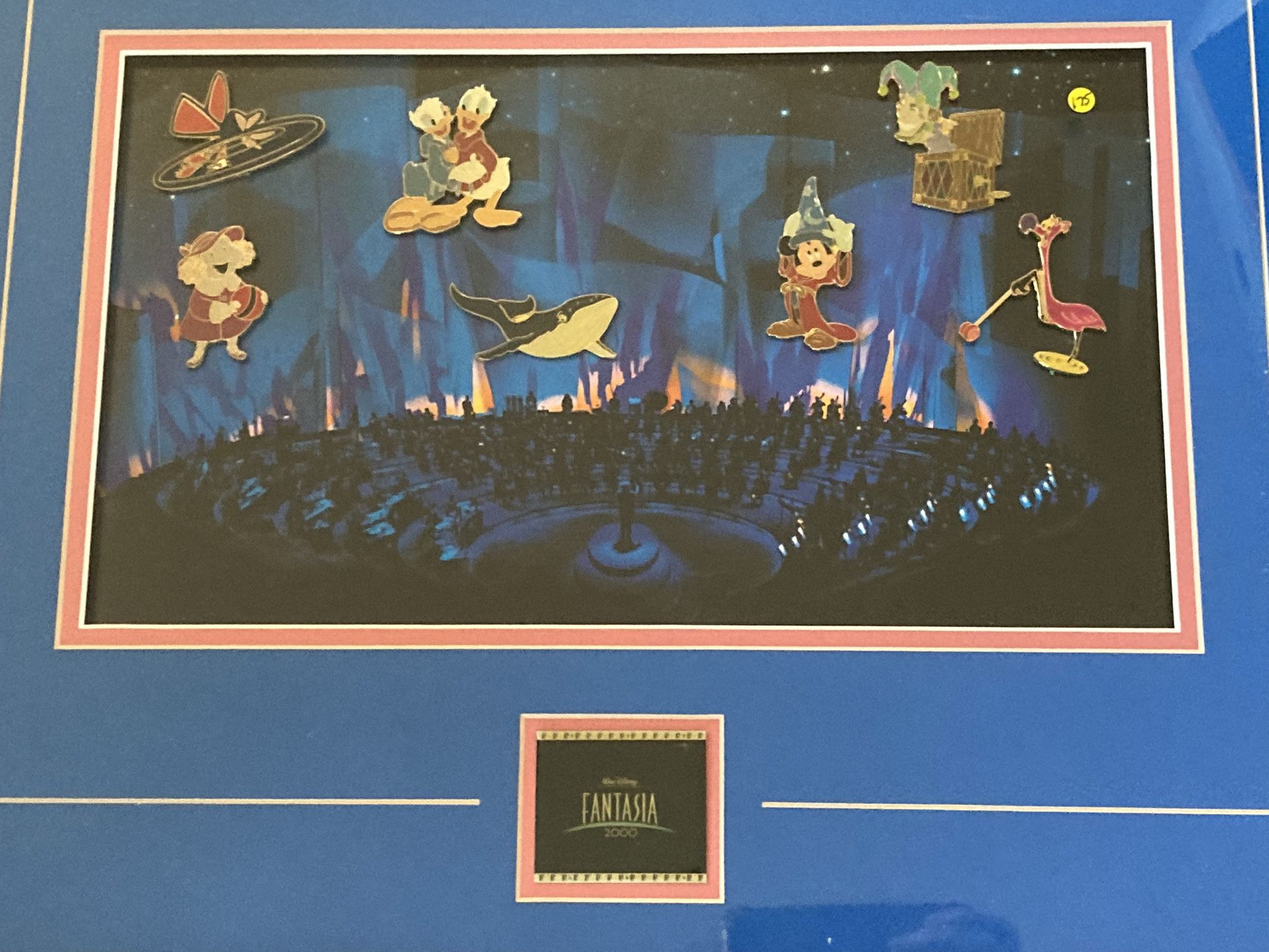 Disney Fantasia 2000 Framed Pin Set
